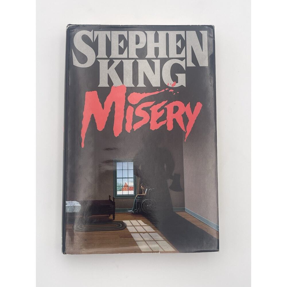 Stephen King Misery 1987 1st Edition Hardcover Horror Novel Book Vintage
